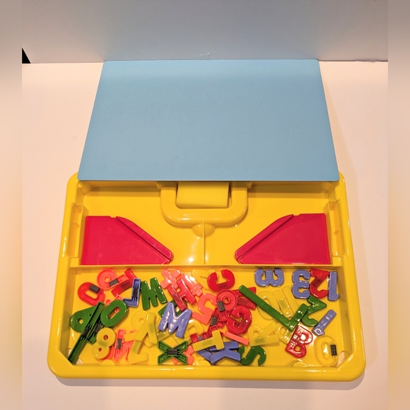 PLAYZone Portable Magnet & Drawing Board ABCs Letters & Numbers w/ Stand… - Picture 3 of 6